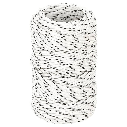 Splétané Lano Lodní, Polyester X Bílá