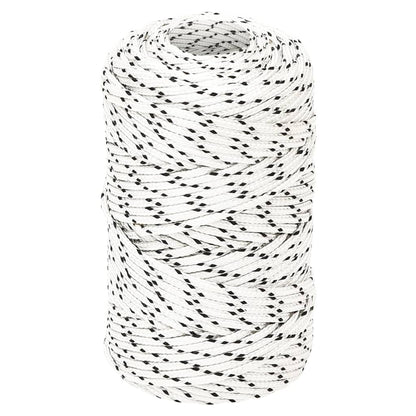 Splétané Lano Lodní, Polyester X Bílá