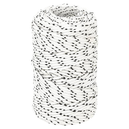 Splétané Lano Lodní, Polyester X Bílá