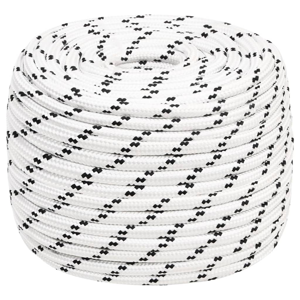 Splétané Lano Lodní, Polyester X Bílá