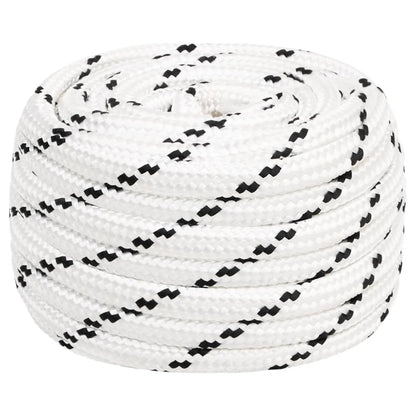 Splétané Lano Lodní, Polyester X Bílá