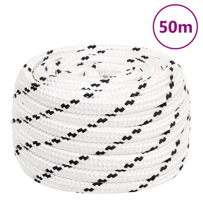 Splétané Lano Lodní, Polyester X Bílá