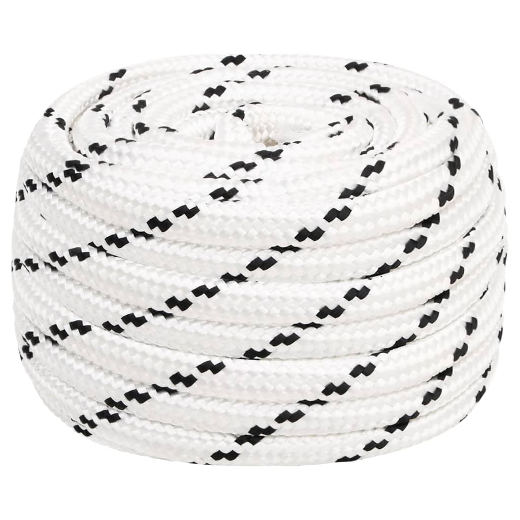 Splétané Lano Lodní, Polyester X Bílá