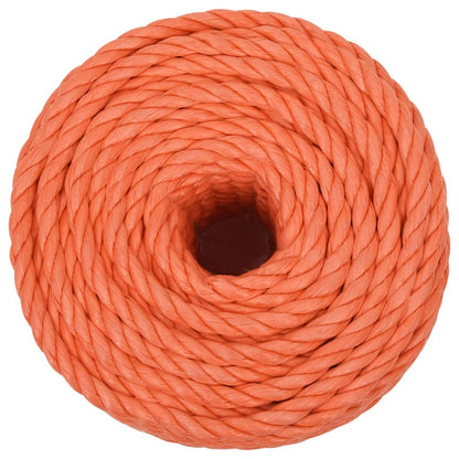 Pracovní Lano Oranžové 10 Mm 25 M Polypropylen