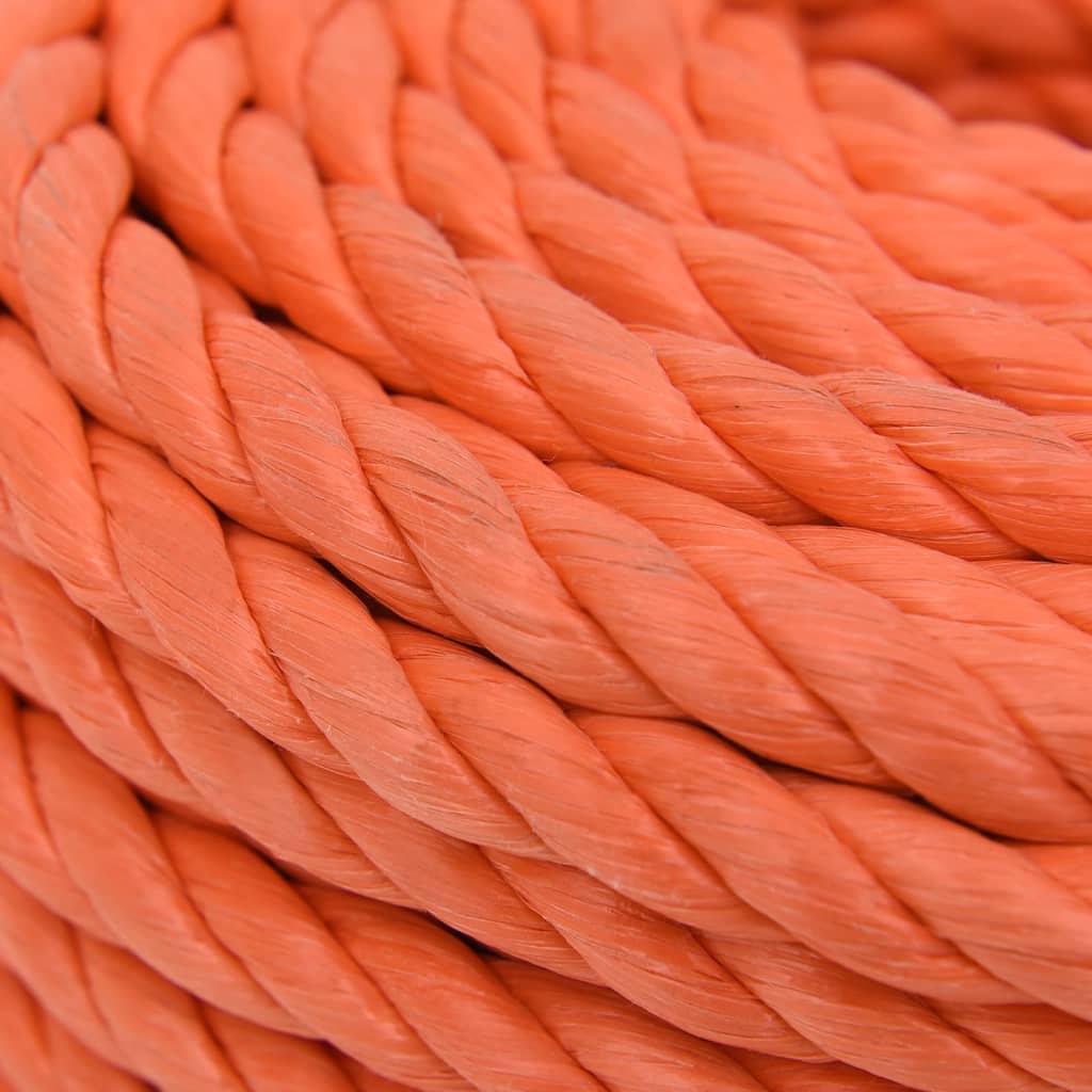 Pracovní Lano Oranžové 24 Mm 50 M Polypropylen