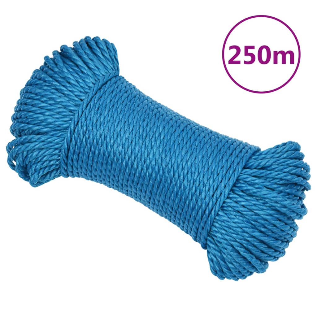 Pracovní Lano Modré Polypropylen Modrá
