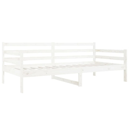 Válenda Bez Matrace Bílá 90 X 190 Cm Masivní Borovice