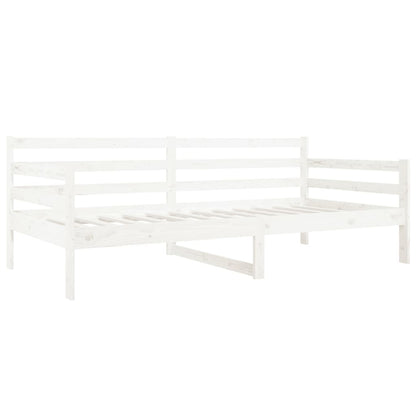 Válenda Bez Matrace Bílá 80 X 200 Cm Masivní Borovice