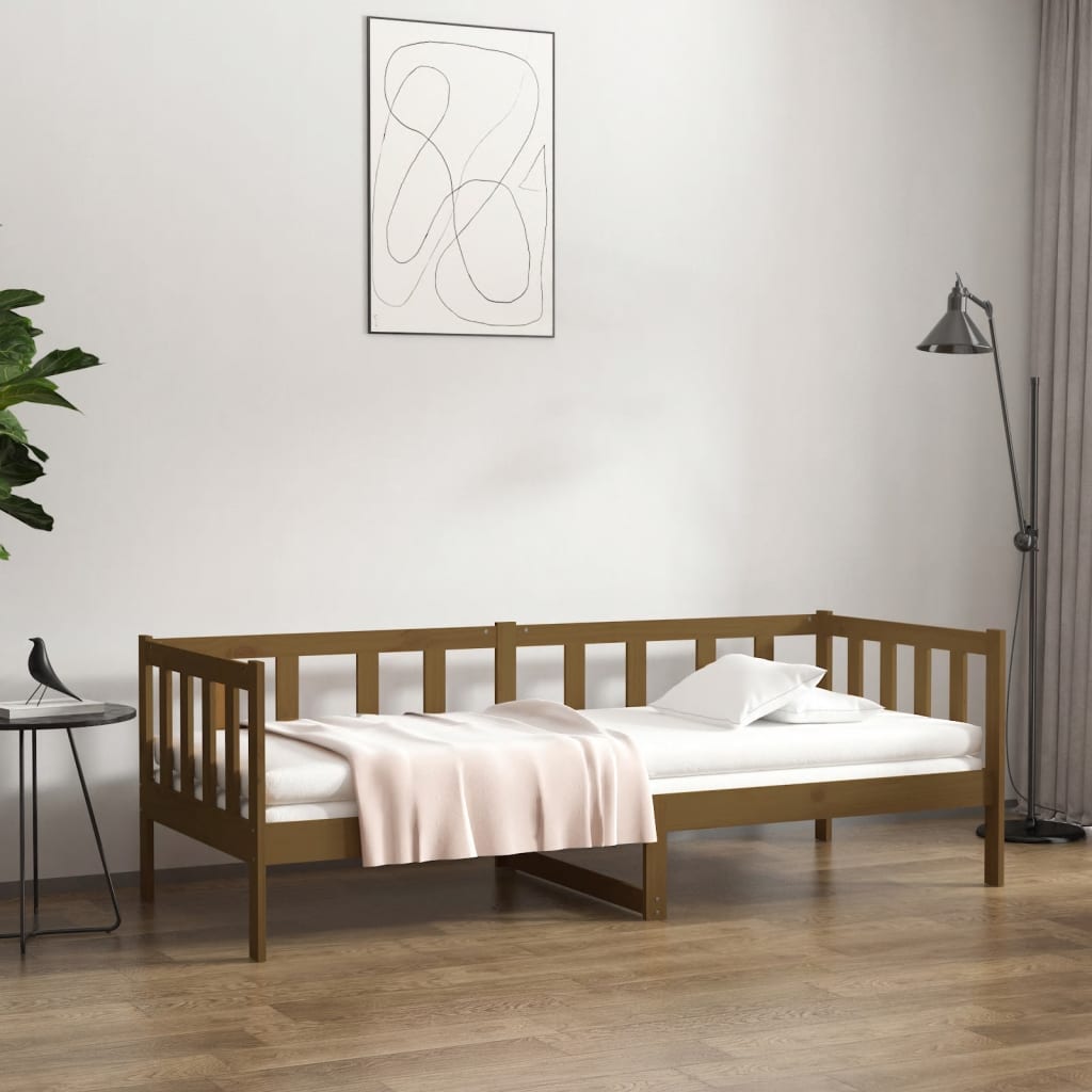 Válenda Medově Hnědá 80 X 200 Cm Masivní Borové Dřevo