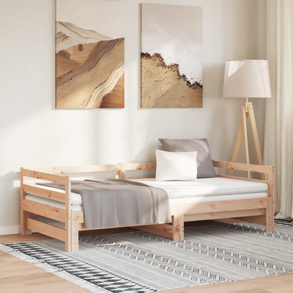 Výsuvné Denní Lůžko Bez Matrace 80X200 Cm