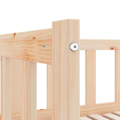 Výsuvná Postel 2X (80 X 200) Cm Masivní Borové Dřevo