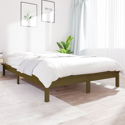 Rám Postele Medově Hnědý 180X200 Cm Masivní Borovice Super King