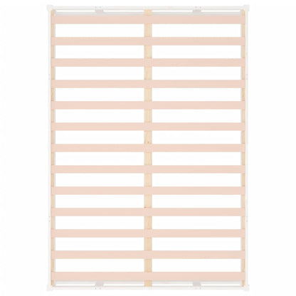 Rám Postele Bílý 150 X 200 Cm King Size Masivní Dřevo