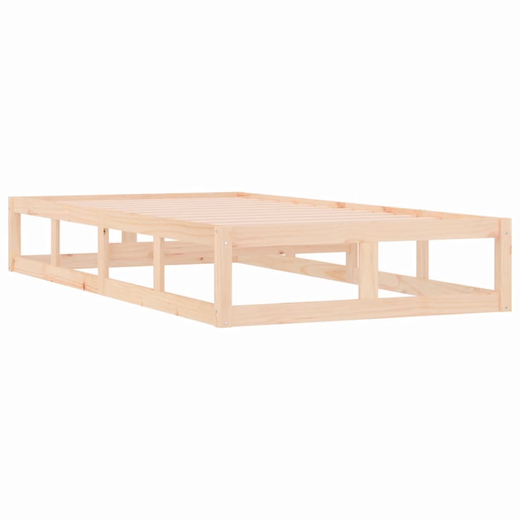 Rám Postele 75 X 190 Cm Small Single Masivní Dřevo