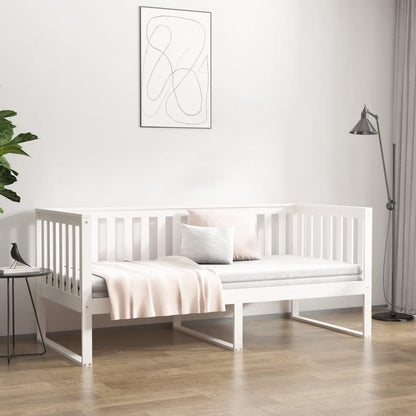 Válenda Bílá 90 X 190 Cm Masivní Borové Dřevo