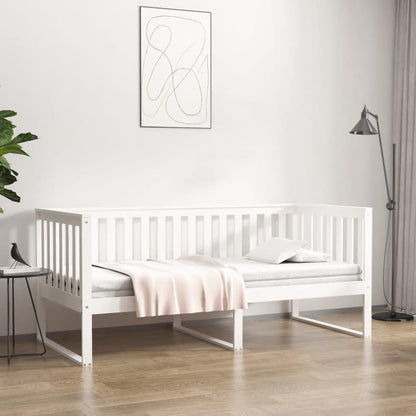 Válenda Bílá 90 X 190 Cm Masivní Borové Dřevo