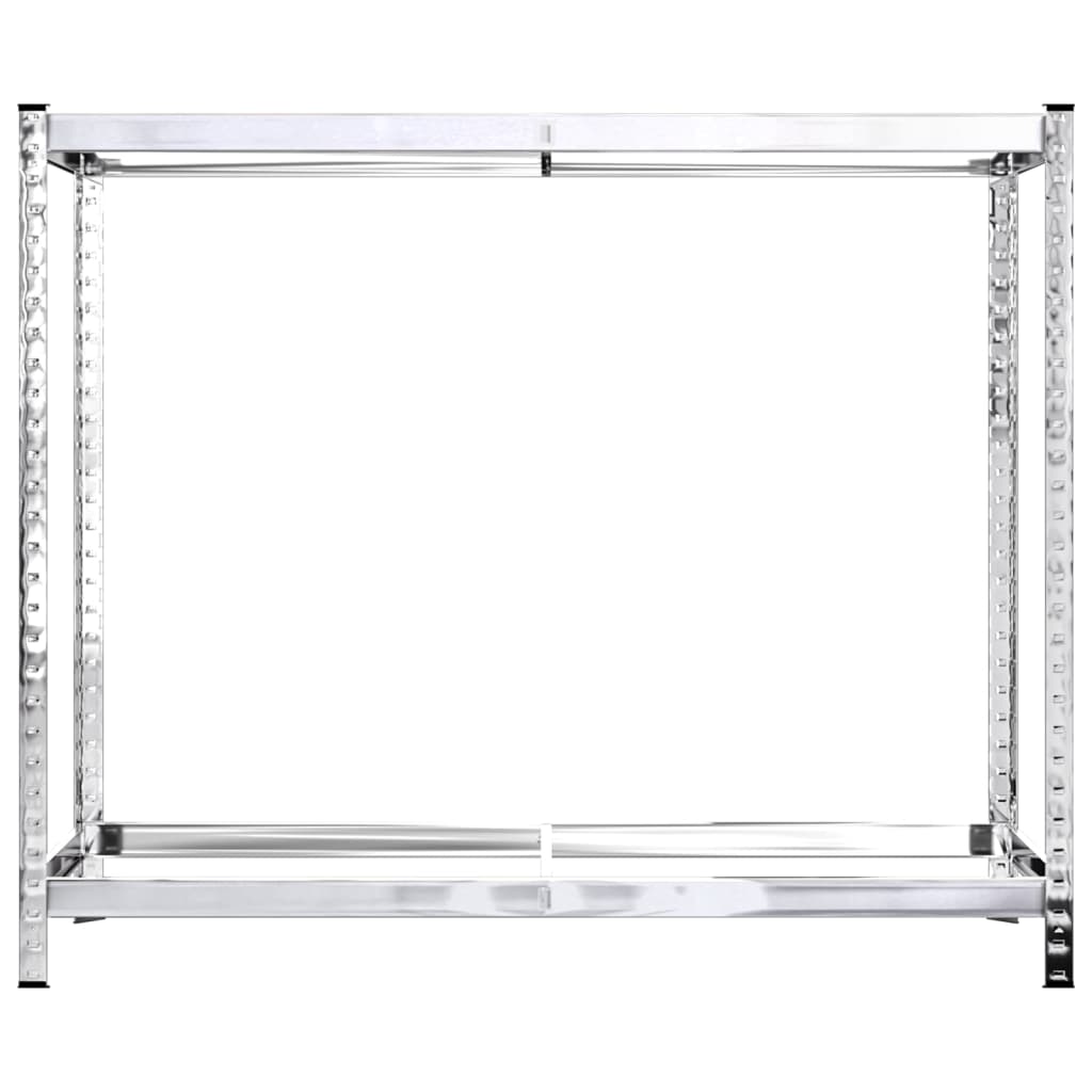 2Patrový Regál Na Pneumatiky Stříbrný 110 X 40 X 110 Cm Ocel