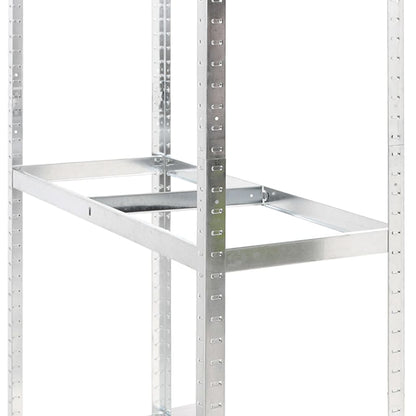 3Patrový Regál Na Pneumatiky Stříbrný 110 X 40 X 200 Cm Ocel