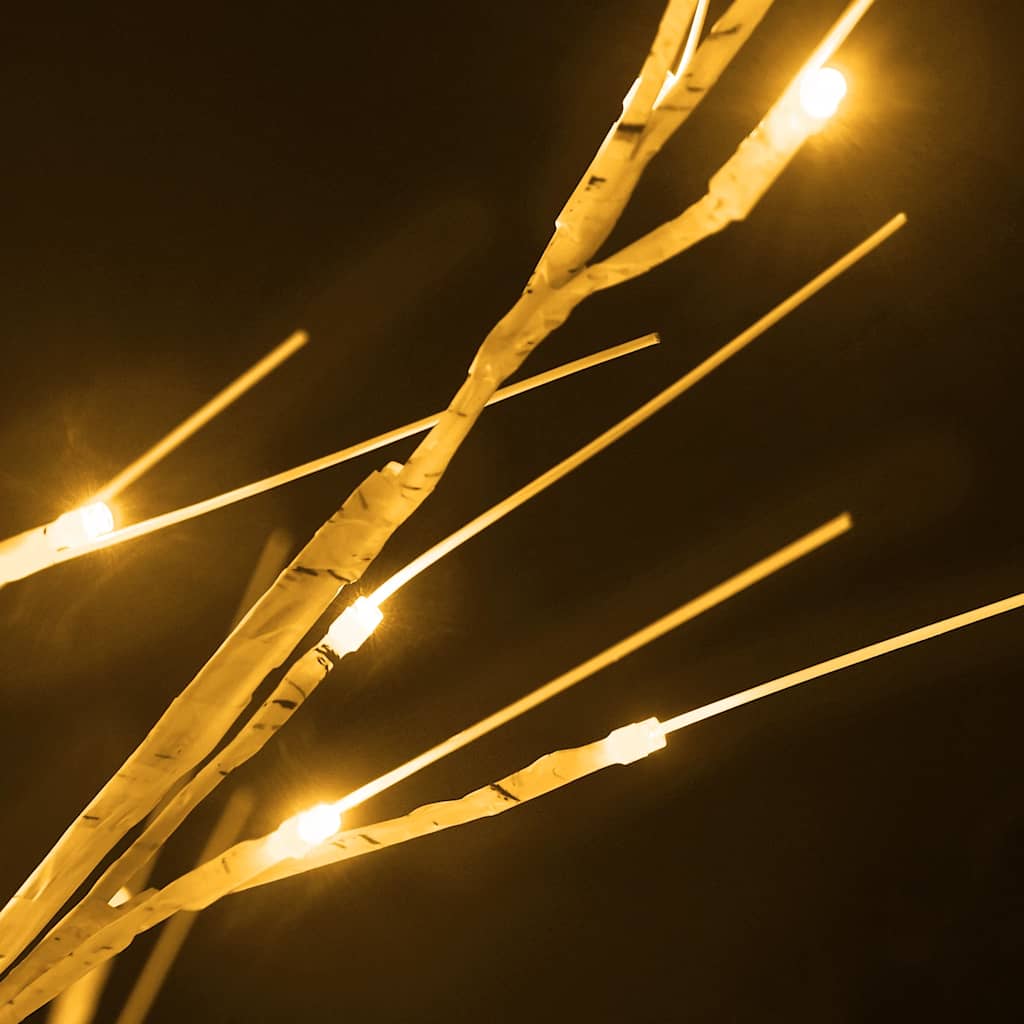 Bílá Bříza 672 Teplých Bílých Led Diod