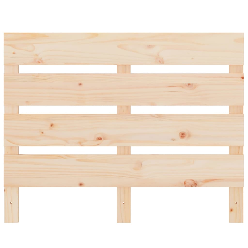 Čelo Postele 100 X 3 X 80 Cm Masivní Borovice Hnědý Dub