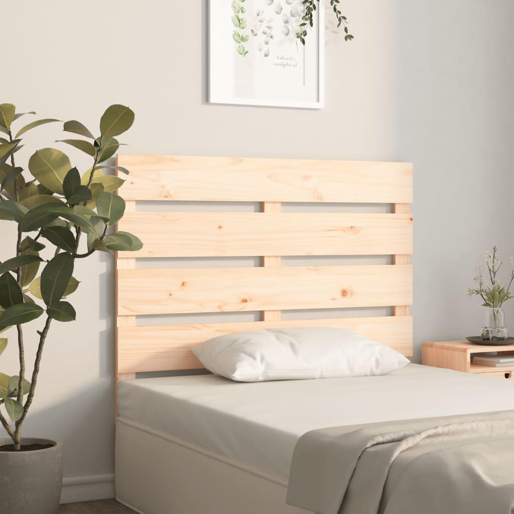 Čelo Postele 100 X 3 X 80 Cm Masivní Borovice Hnědý Dub