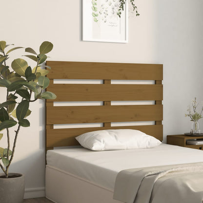 Čelo Postele Medově Hnědé 100 X 3 X 80 Cm Masivní Borovice