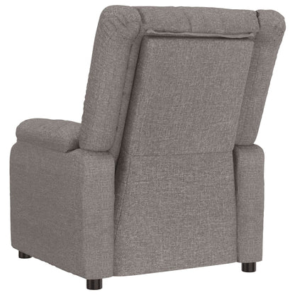 Polohovací Křeslo Taupe Textil
