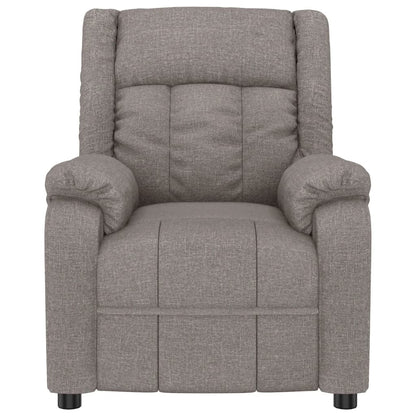 Masážní Křeslo Taupe Textil