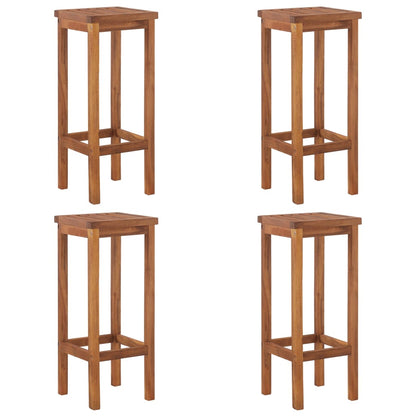 5Dílný Zahradní Barový Set Masivní Akáciové Dřevo