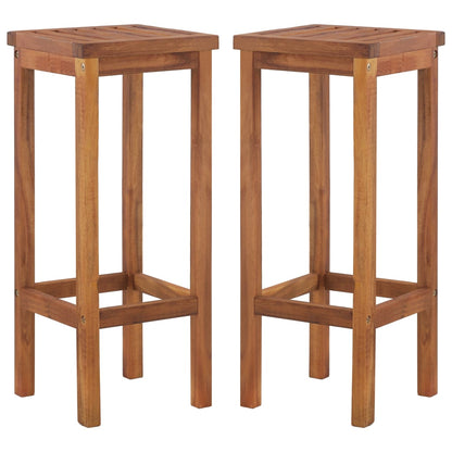 9Dílný Zahradní Barový Set Masivní Akáciové Dřevo