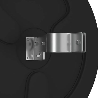 Venkovní Konvexní Dopravní Zrcadlo Černé Polykarbonát