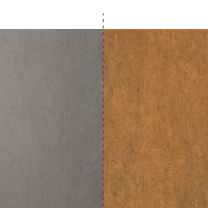 Travní Lemy 50 Ks Flexibilní Cortenová Ocel