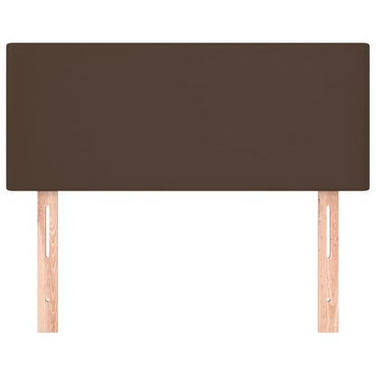 Čelo Postele Hnědé 80 X 5 X 78/88 Cm Umělá Kůže Hnědá