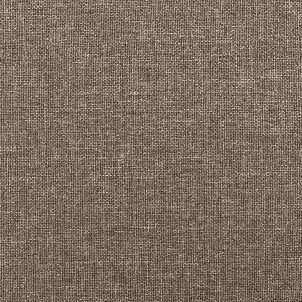 Čelo Postele 90X5X78/88 Cm Textil Taupe