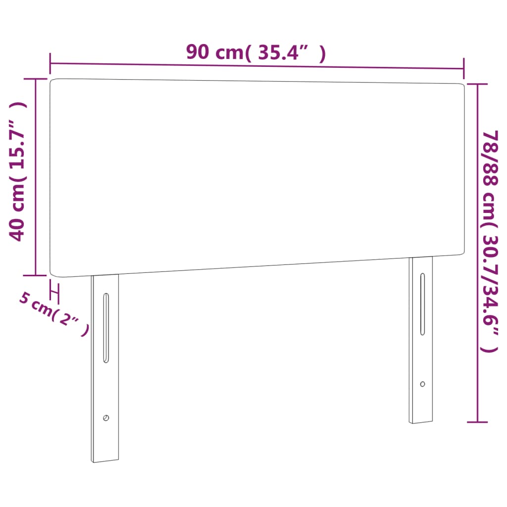 Čelo Postele Tmavě Modré 90X5X78/88 Cm Samet Tmavě Moddrá