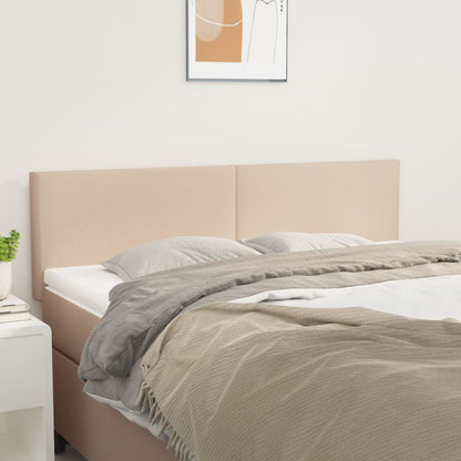 Čela Postele 4 Ks 72 X 5 X 78/88 Cm Umělá Kůže Cappuccino