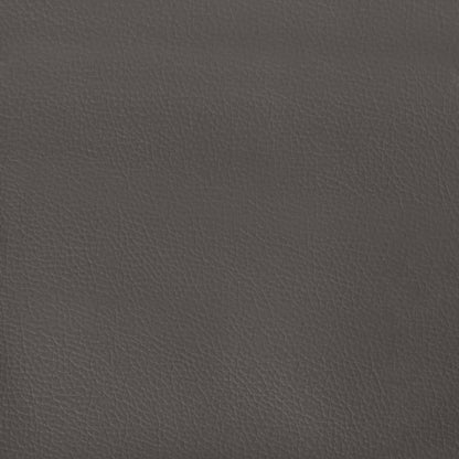 Čela Postele 2 Ks Šedá 72 X 5 X 78/88 Cm Umělá Kůže Šedá