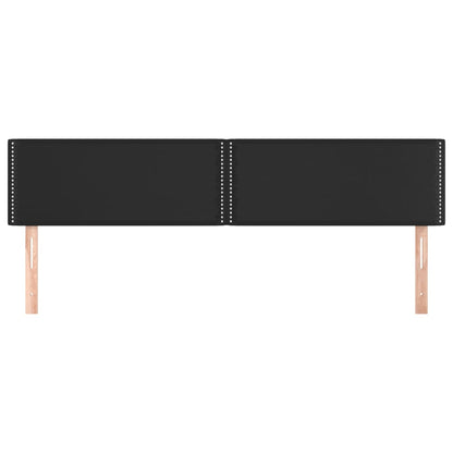 Čela Postele Černá 160X5X78/88 Cm Umělá Kůže