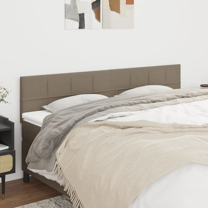 Čela Postele 2 Ks 72 X 5 X 78/88 Cm Textil Taupe