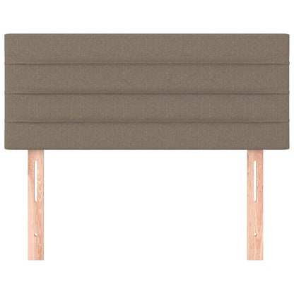 Čelo Postele 90X5X78/88 Cm Textil Taupe