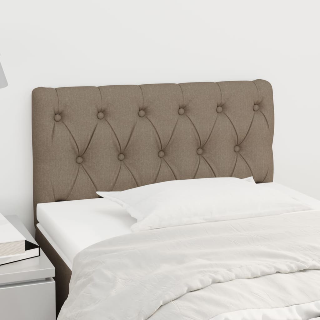 Čelo Postele 2 Ks 100X7X78/88 Cm Textil Taupe