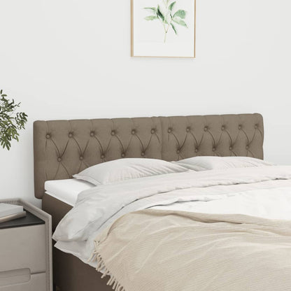 Čelo Postele 2 Ks 100X7X78/88 Cm Textil Taupe