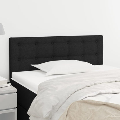 Čelo Postele 2 Ks Černé 90X5X78/88 Cm Textil Černá