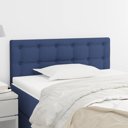 Čelo Postele 2 Ks Modré 80 X 5 X 78/88 Cm Textil Modrá