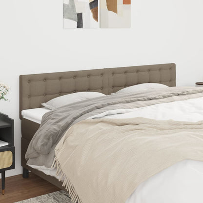 Čela Postele 2 Ks 72 X 5 X 78/88 Cm Textil Taupe