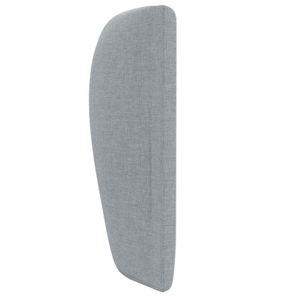 Uši Čela Postele Světle Šedá 40 X 23 X 6 Cm Textil