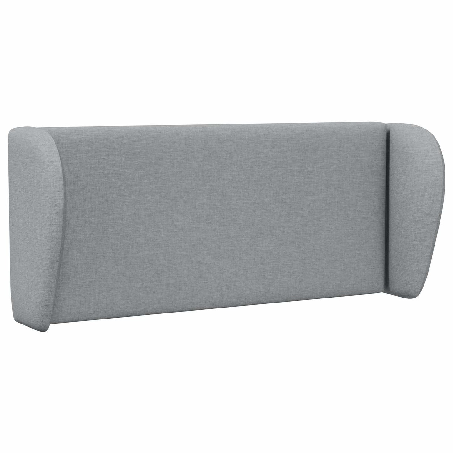 Uši Čela Postele Světle Šedá 40 X 23 X 6 Cm Textil