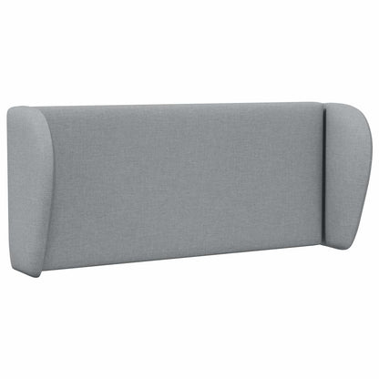 Uši Čela Postele Světle Šedá 40 X 23 X 6 Cm Textil