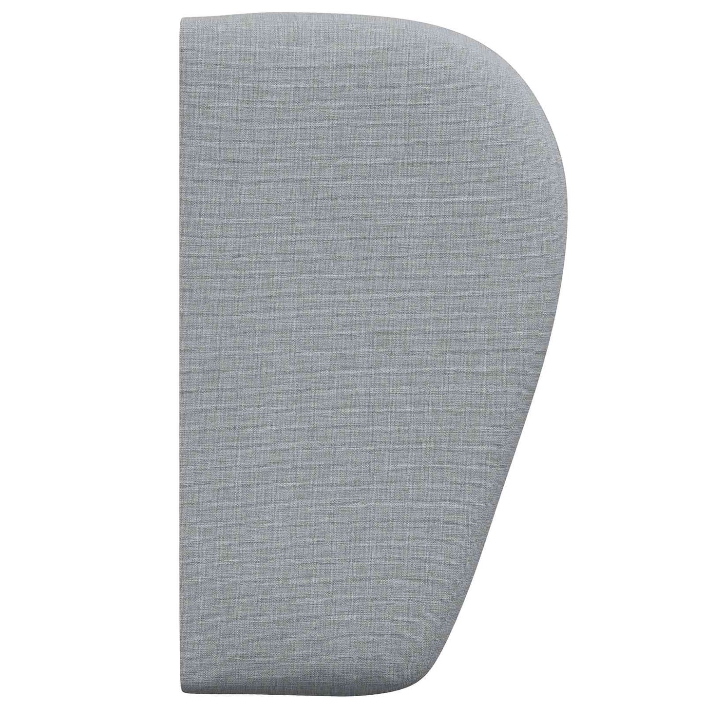 Uši Čela Postele Světle Šedá 40 X 23 X 6 Cm Textil