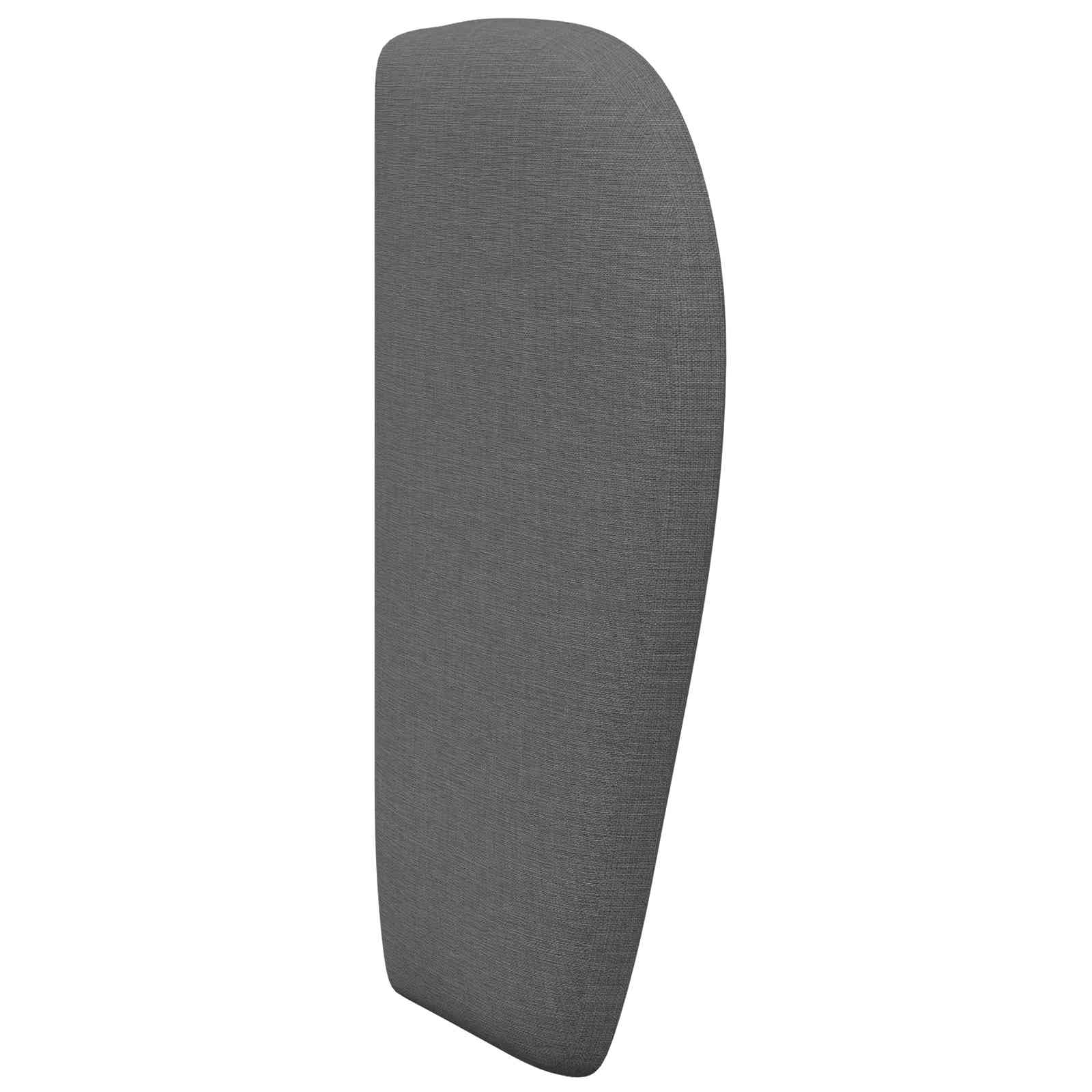 Uši Čela Postele Tmavě Šedá 40 X 23 X 6 Cm Textil